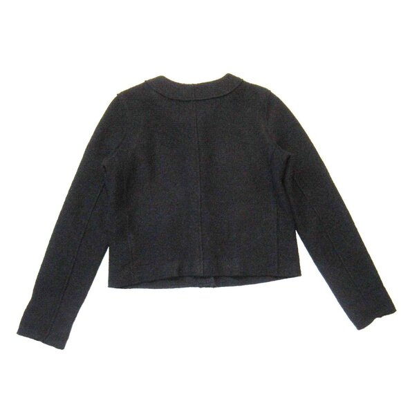 NWT J.Crew Lady Jacket in Black Italian Boiled Wool Blazer 2 - Picture 5 of 5